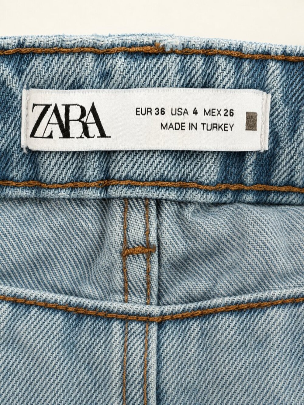 Zara Z1975 Women’s Size 4 Distressed Cutoff Denim Shorts Light Wash4 - Picture 6 of 6